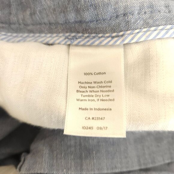 Talbots Womens 6 32x25  Blue The Perfect Crop Stretch Ankle Pants - Picture 4 of 7